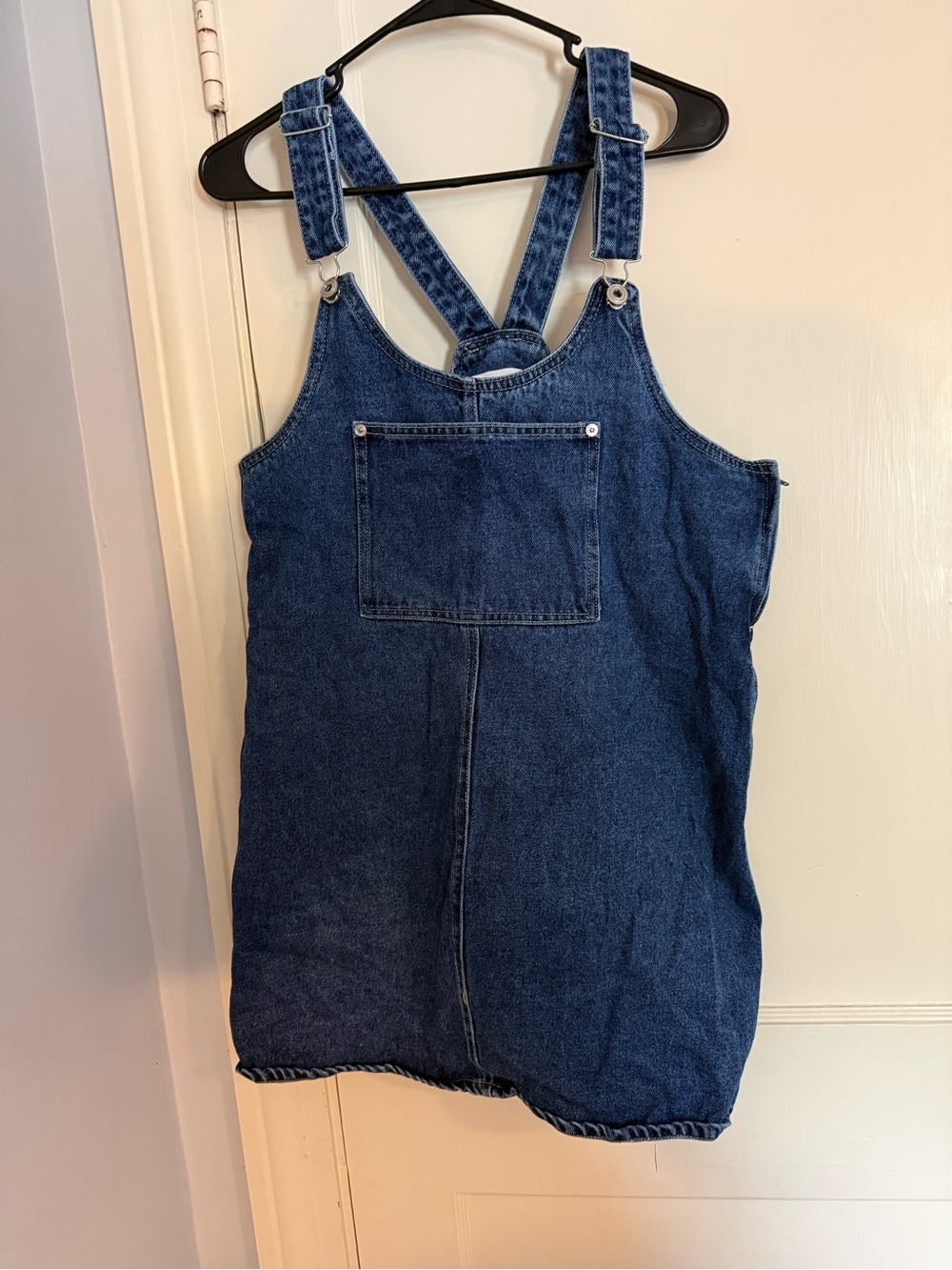Celebrity Pink Denim Pinafore - Dark Blue